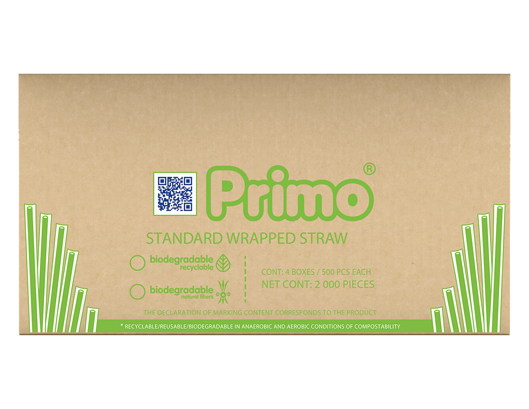 Primo Earth Agave Fiber Straws, 8